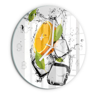 Reloj de pared redondo Hielo