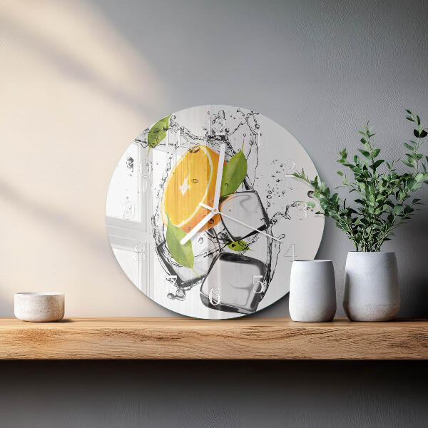 Reloj de pared redondo Hielo