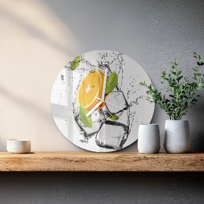 Reloj de pared redondo Hielo