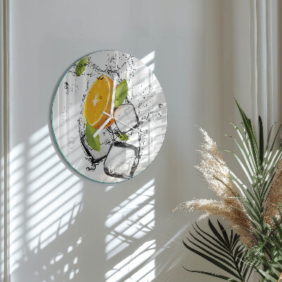 Reloj de pared redondo Hielo