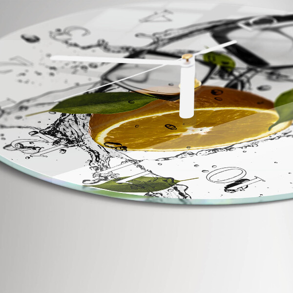 Reloj de pared redondo Hielo