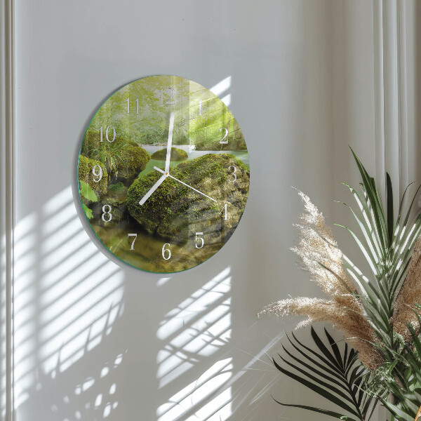 Reloj de pared redondo Naturaleza