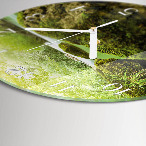 Reloj de pared redondo Naturaleza