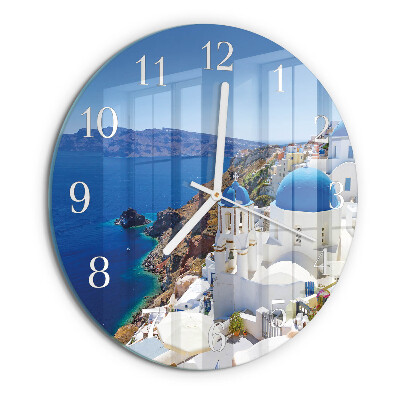 Reloj de pared redondo Santorini