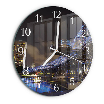 Reloj de pared redondo Noche