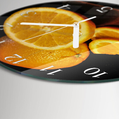 Reloj de pared redondo Naranjas