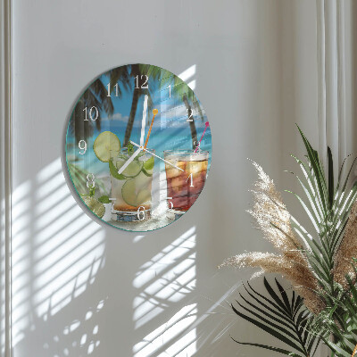 Reloj de pared redondo Cóctel