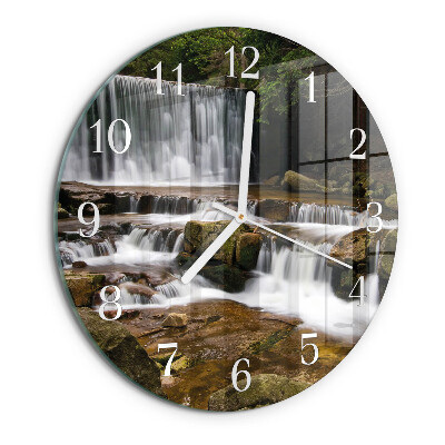 Reloj de pared redondo Cascadas