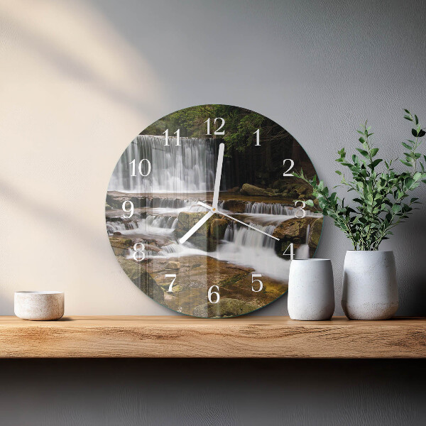 Reloj de pared redondo Cascadas