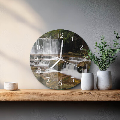 Reloj de pared redondo Cascadas