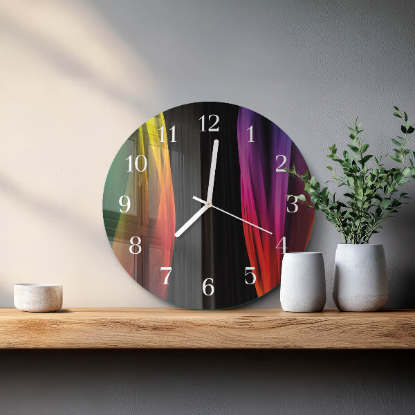 Reloj de pared redondo Abstracción