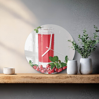Reloj de pared redondo arándanos