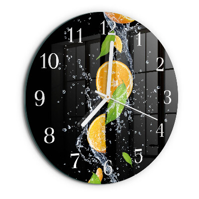 Reloj de pared redondo Naranjas