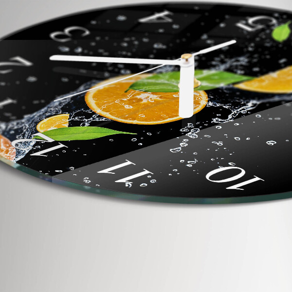 Reloj de pared redondo Naranjas