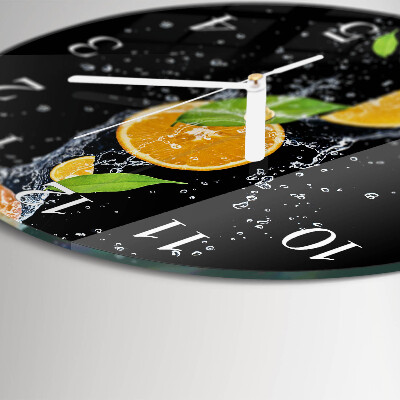 Reloj de pared redondo Naranjas