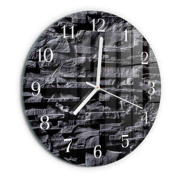 Reloj de pared redondo Piedras