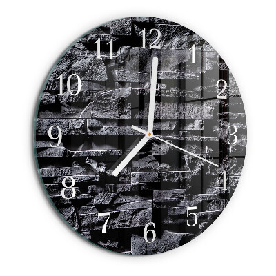Reloj de pared redondo Piedras