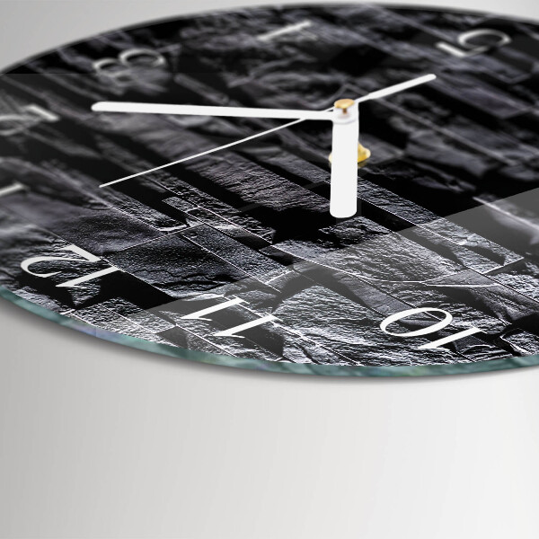 Reloj de pared redondo Piedras