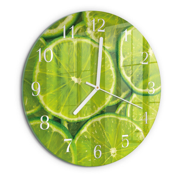 Reloj de pared redondo Carbonato de calcio