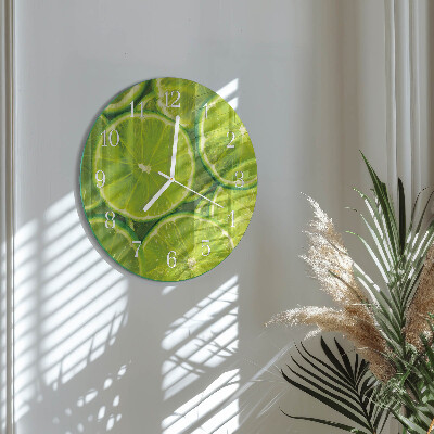 Reloj de pared redondo Carbonato de calcio