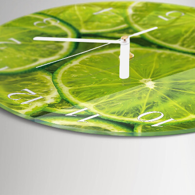 Reloj de pared redondo Carbonato de calcio