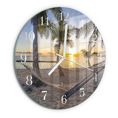 Reloj de pared redondo Hamaca