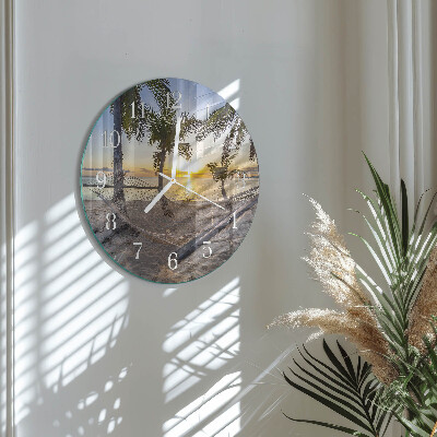 Reloj de pared redondo Hamaca