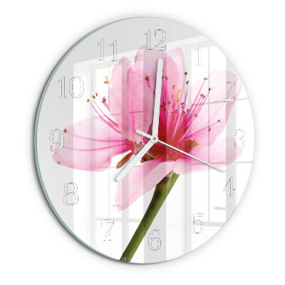 Reloj de pared redondo Flor