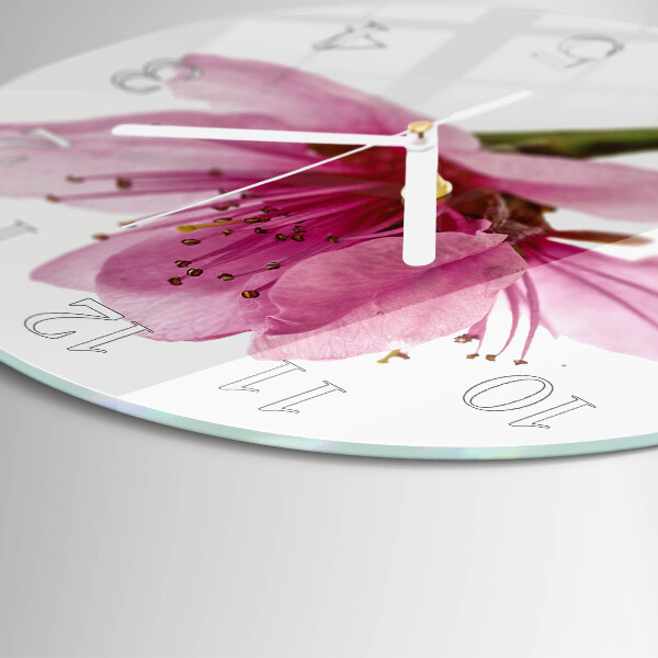Reloj de pared redondo Flor