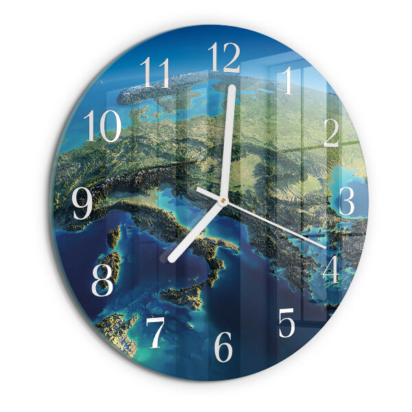 Reloj de pared redondo Tierra