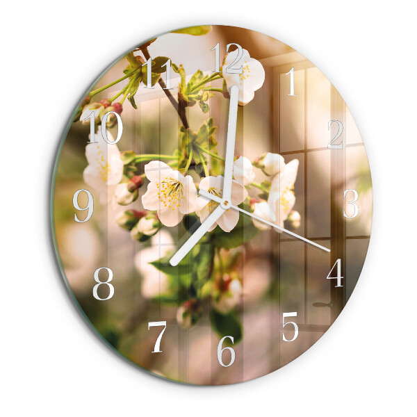 Reloj de pared redondo Naturaleza