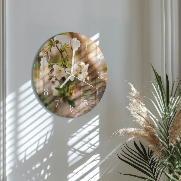 Reloj de pared redondo Naturaleza