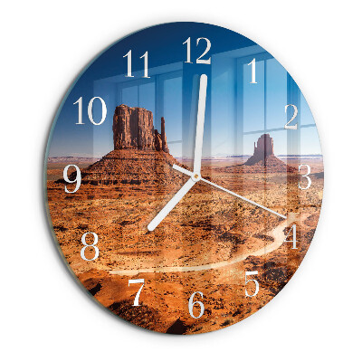 Reloj de pared redondo Desierto