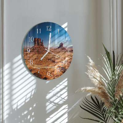 Reloj de pared redondo Desierto