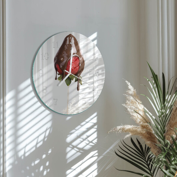 Reloj de pared redondo Chocolate