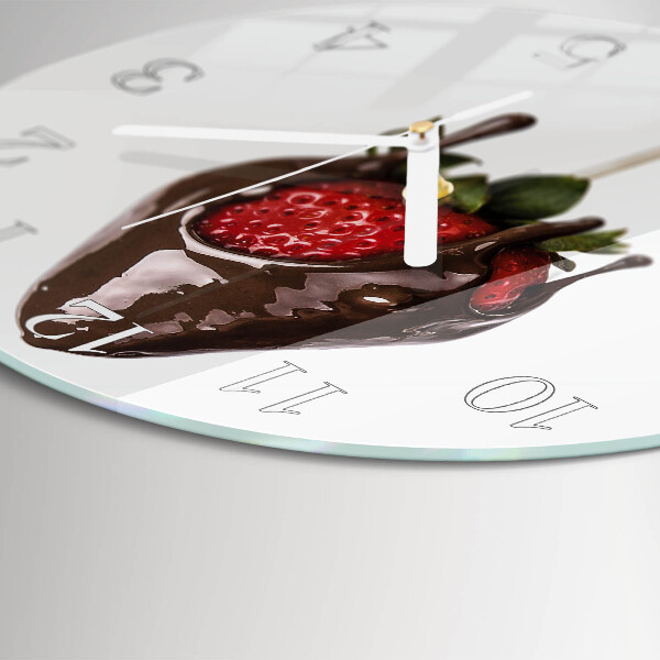 Reloj de pared redondo Chocolate