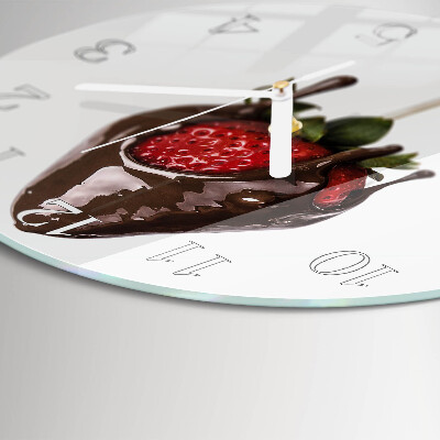 Reloj de pared redondo Chocolate