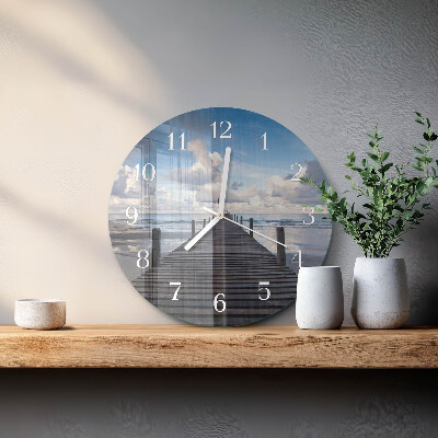 Reloj de pared redondo Puente