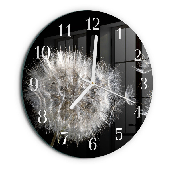 Reloj de pared redondo Diente de león