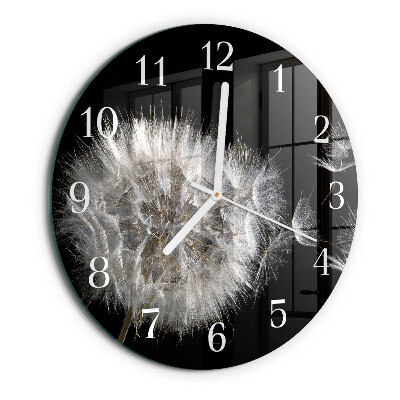 Reloj de pared redondo Diente de león