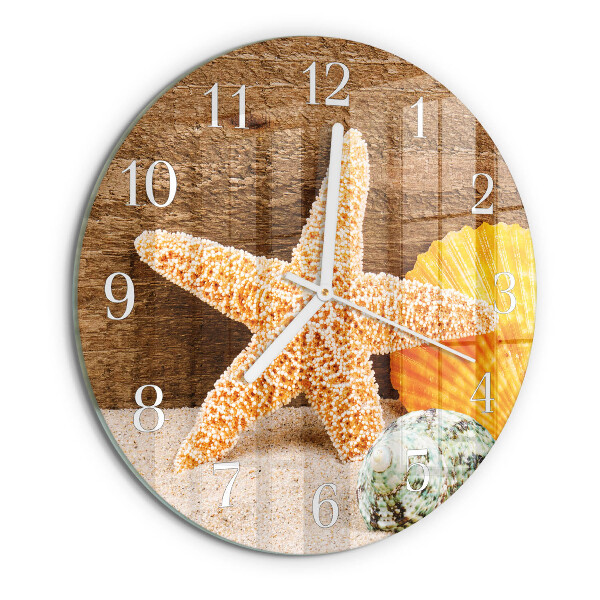 Reloj de pared redondo Estrella de mar