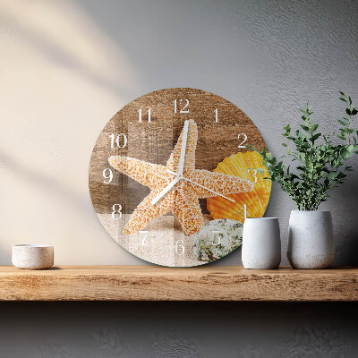 Reloj de pared redondo Estrella de mar