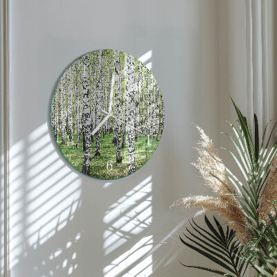 Reloj de pared redondo Abedul