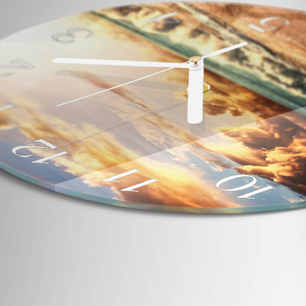 Reloj de pared redondo Costa de arena