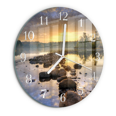 Reloj de pared redondo Lago Natura