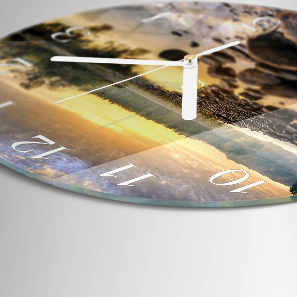 Reloj de pared redondo Lago Natura