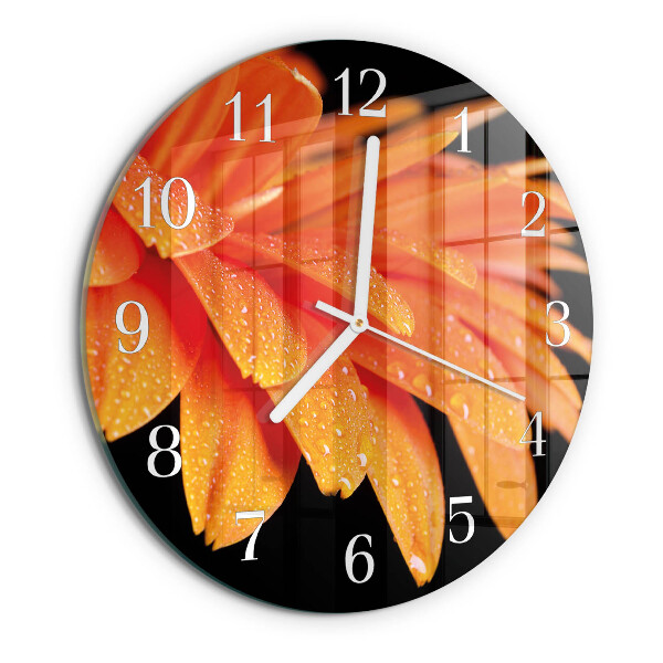 Reloj de pared redondo Gerbera