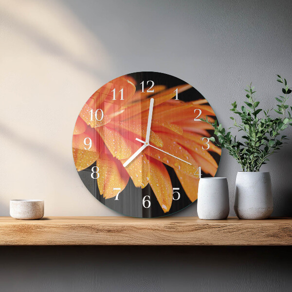 Reloj de pared redondo Gerbera