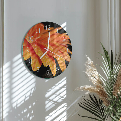 Reloj de pared redondo Gerbera