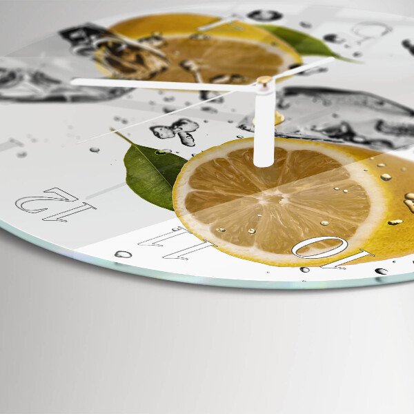 Reloj de pared redondo Cítrico